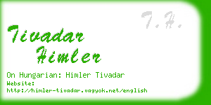 tivadar himler business card